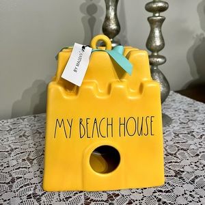 RAE DUNN Sandcastle Birdhouse My Beach House